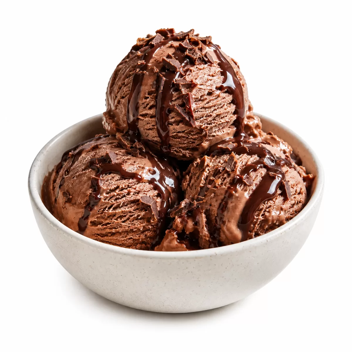Sorvete de chocolate