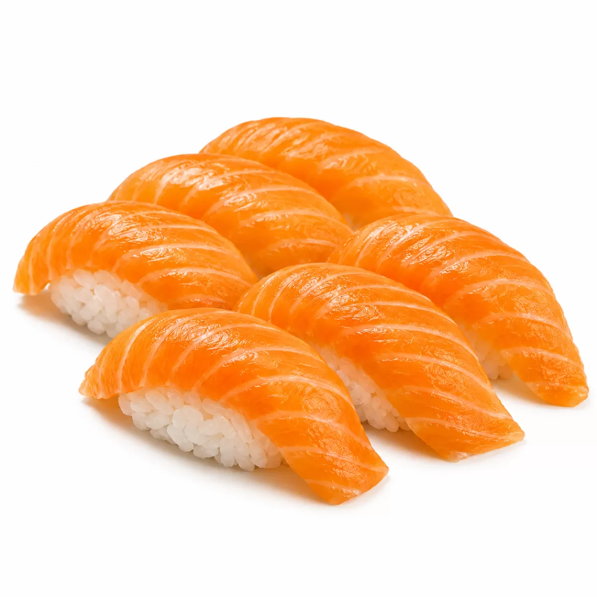 6 niguiris salmão